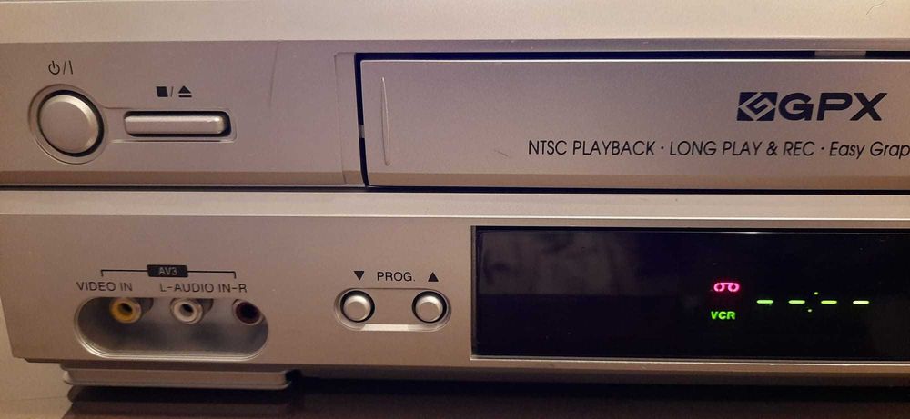 video recorder vhs GPX stereo hi-fi, 6 head