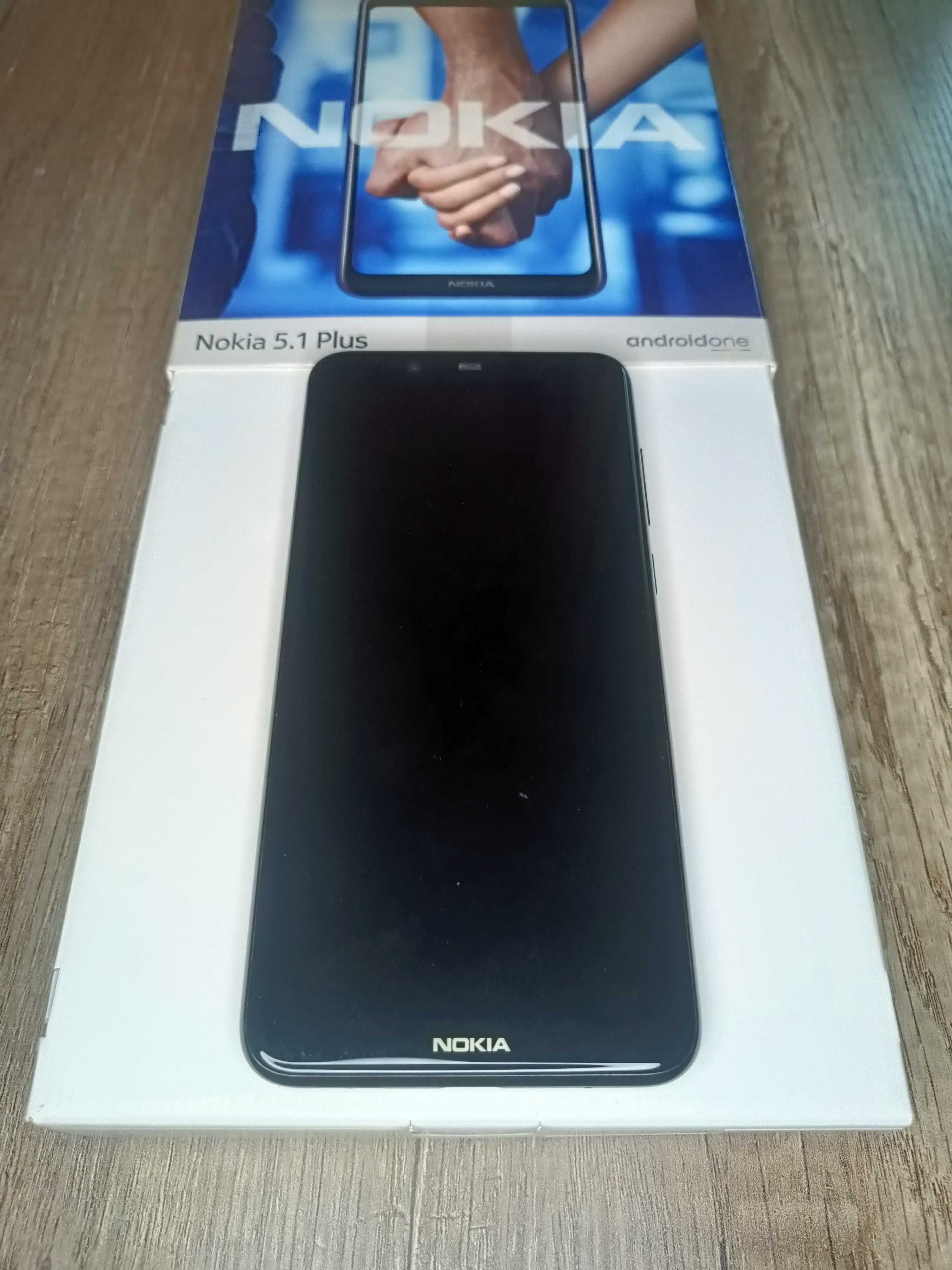 Смартфон Nokia 5.1 Plus, черен