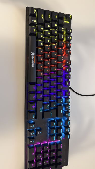 Tastatură mecanică Marvo KG905 Scorpion RGB