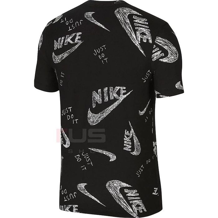 оригинална черна памучна тениска NIKE Найк размер L от САЩ