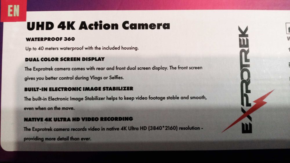 Camera video 4K de actiune sport stil GOPRO sau Osmo