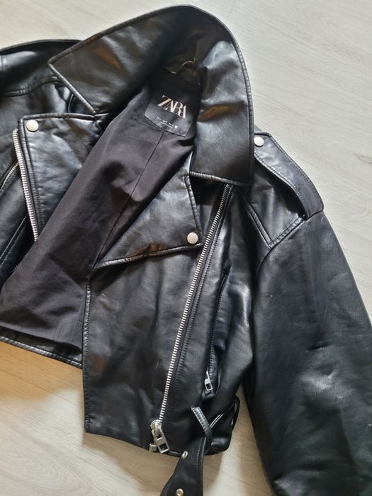 Geaca damă piele naturala Zara