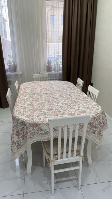 Стол кухонный +8 стульев