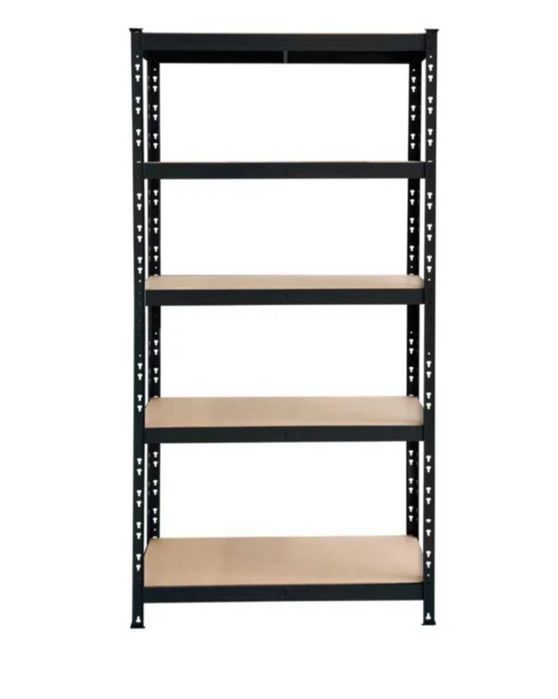 Raft Metalic 180x90x40 cm, 5 rafturi, negru