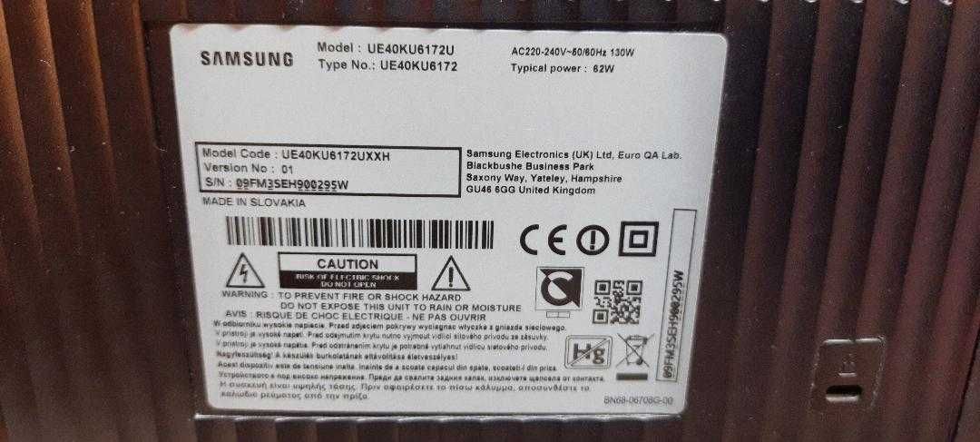 Vand Televizor Led Samsung Curbat Smart 4K UHD 101cm
