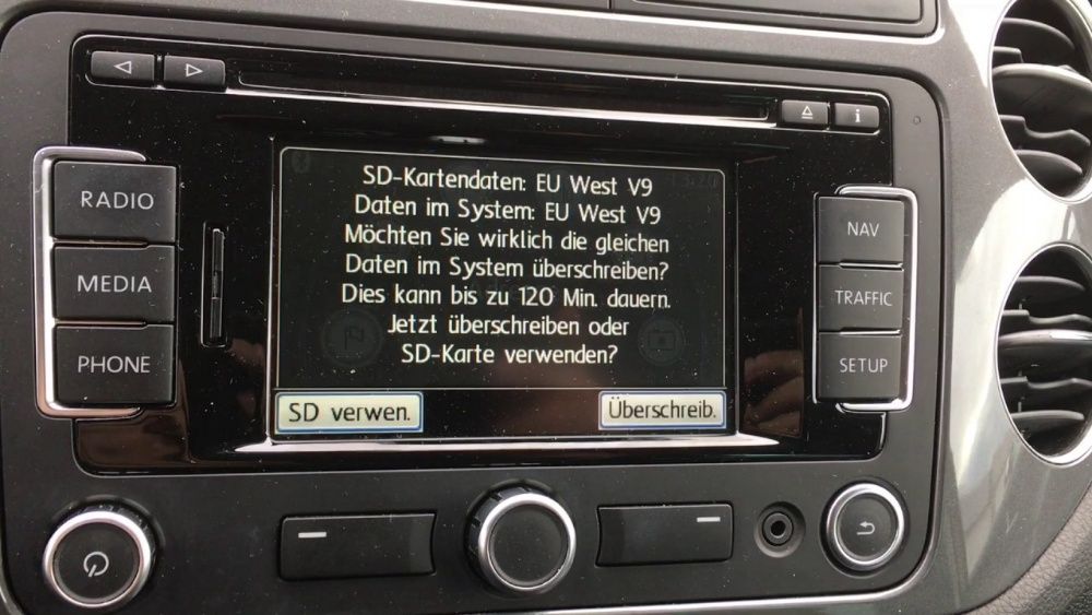 VW RNS 310 EAST Europe V14 Навигация SD card RNS310 2024год SEAT SKODA