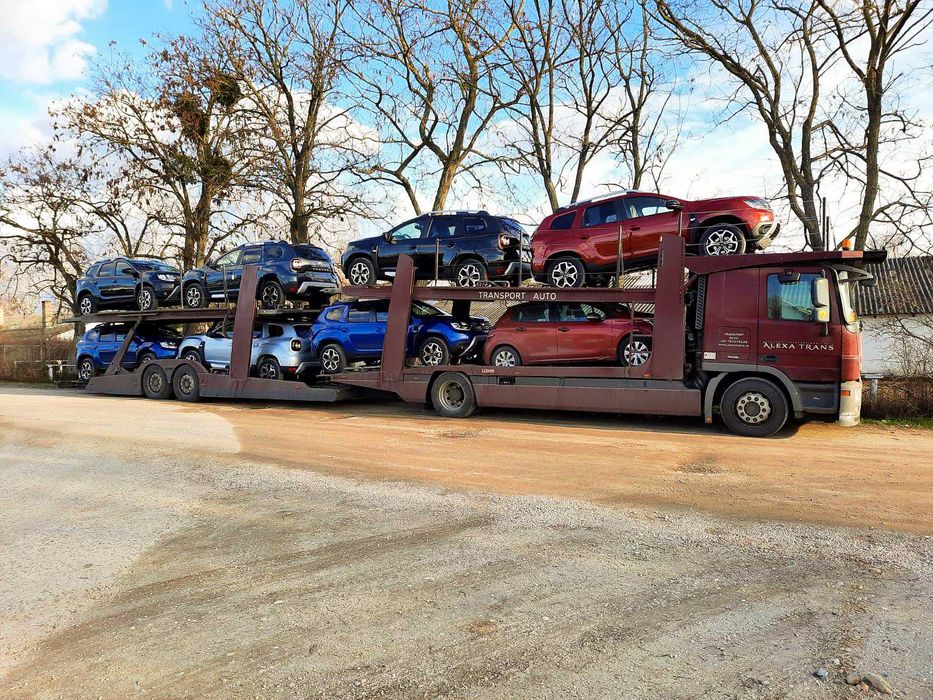 Transport MAȘINI-ATV-MOTO platformă/trailer România - FRANTA - România