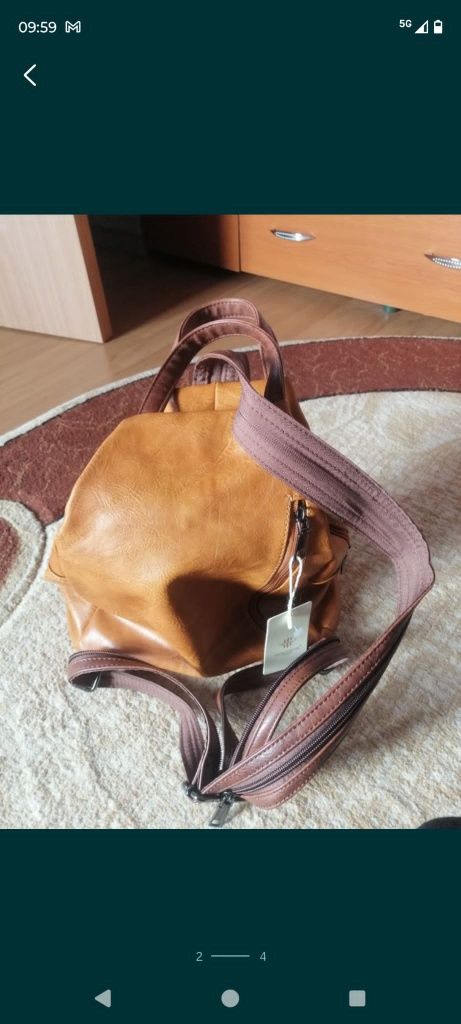 Rucsac dama în 2 nuante