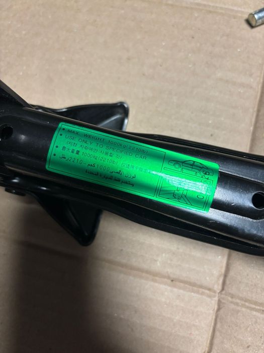 Kit pana cric cheie kia hyundai original