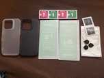 Set 2 huse +2folii ceramica + 1 set folie camere Iphone 16Pro