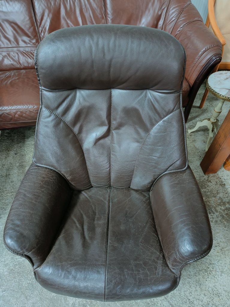 Relax кресло от естествена кожа