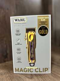 Magic clipper wahl gold фризьорска машинка  + тример detailer wahl