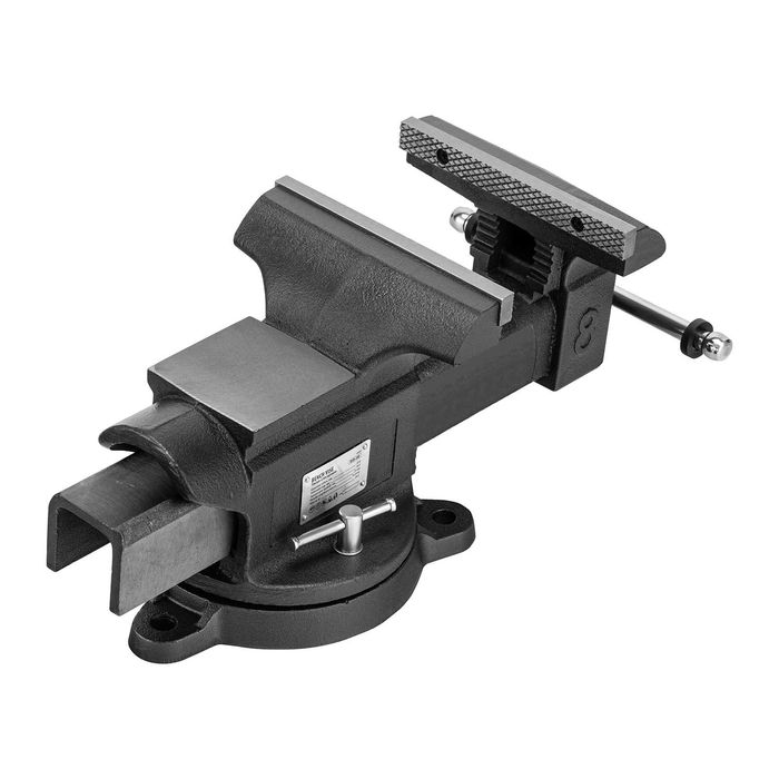 Тиски слесарные 100-200 мм, поворотные, с наковальней //Denzel