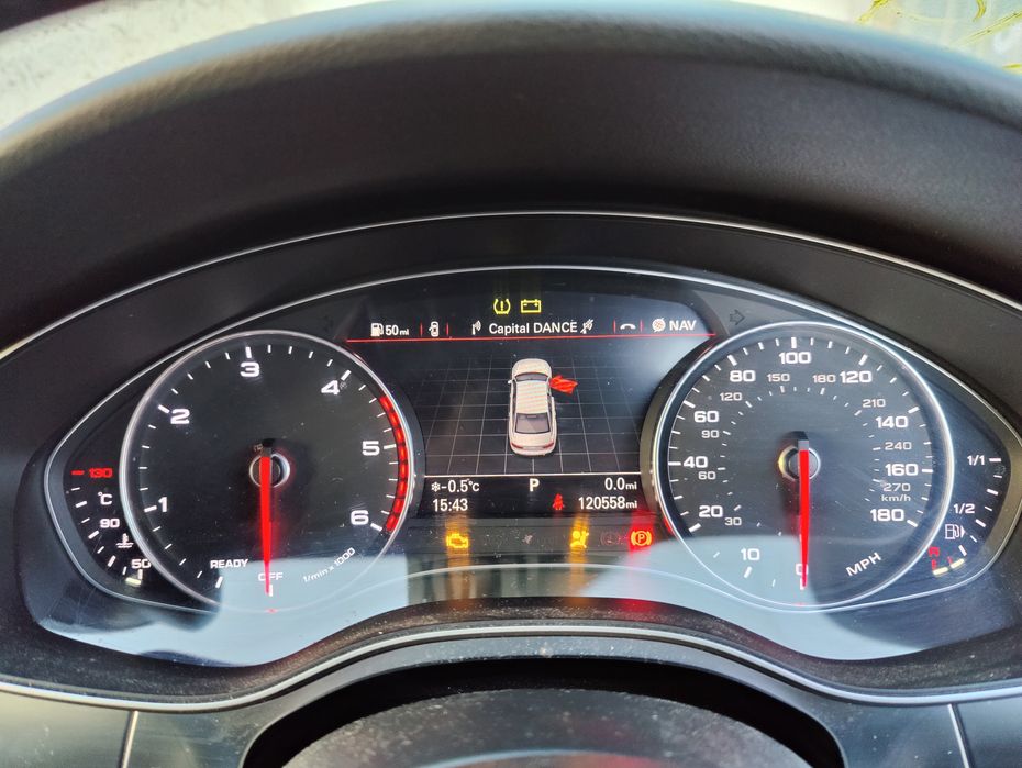 Ceasuri cu diaplay color Audi a6 4g c7 a7 2017 facelift