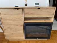 Comodă / dulap modern din PAL, culoare stejar deschis