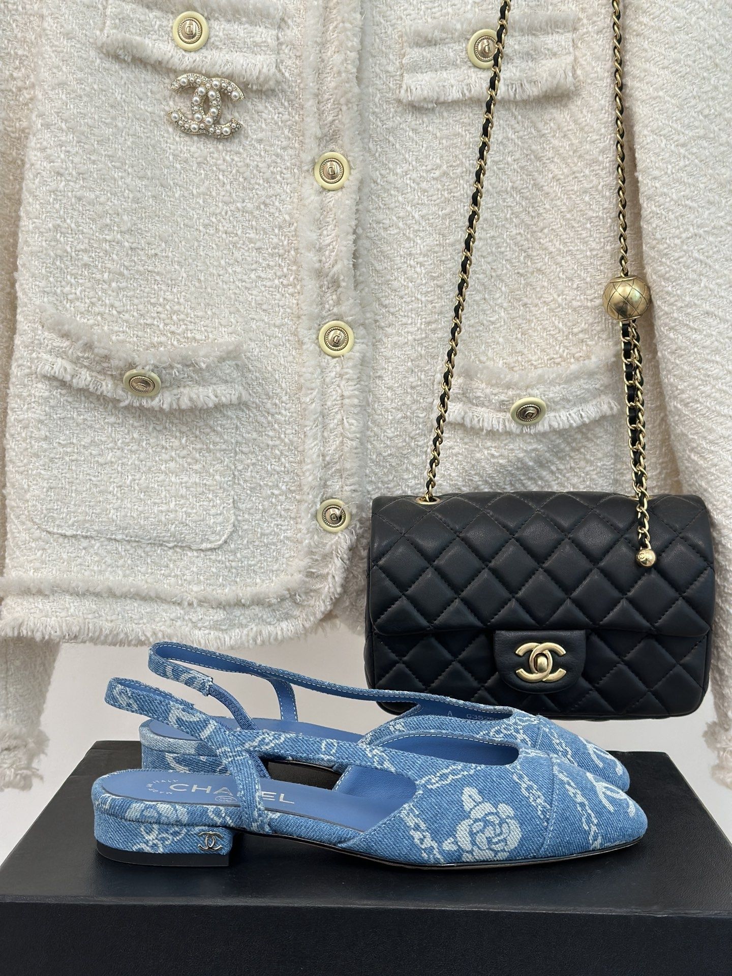 Sandale Chanel denim - premium/size 36-40/full pack