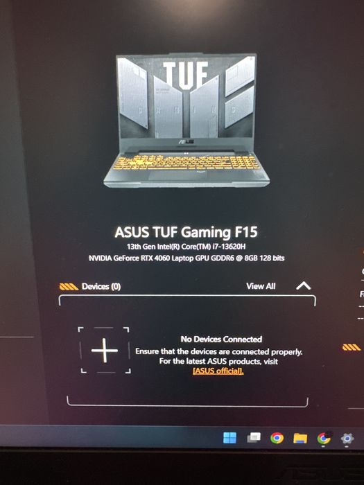 Vand laptop gaming ASUS TUF F15 i7-13620h Nvidia Rtx 4060 8gb 32gb ram