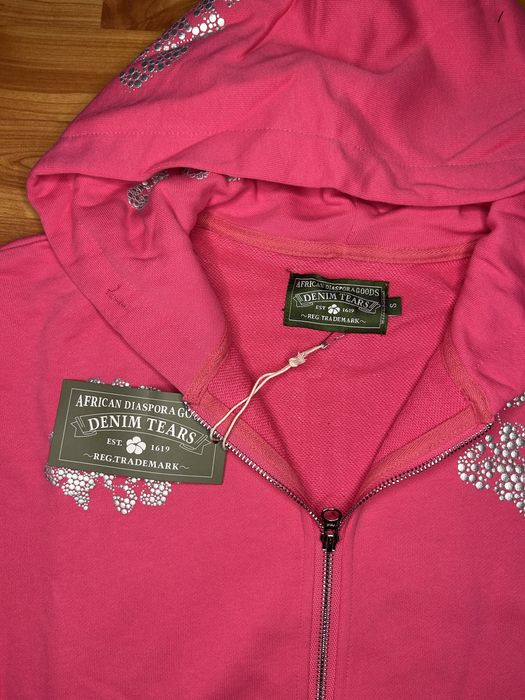 Hanorace Denim Tears Swarovski Diferite Modele ( Roz , Negru , Gri)