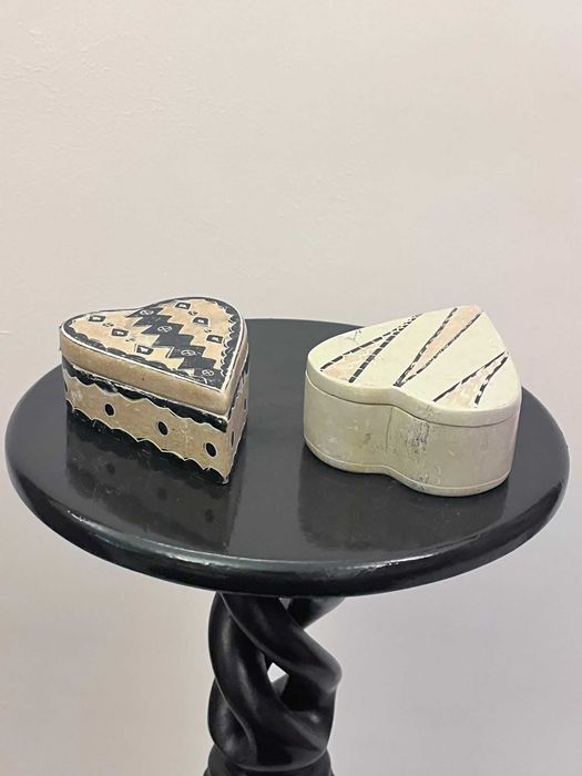Set doua casete din granit vechi bibelou bibelouri ieftine