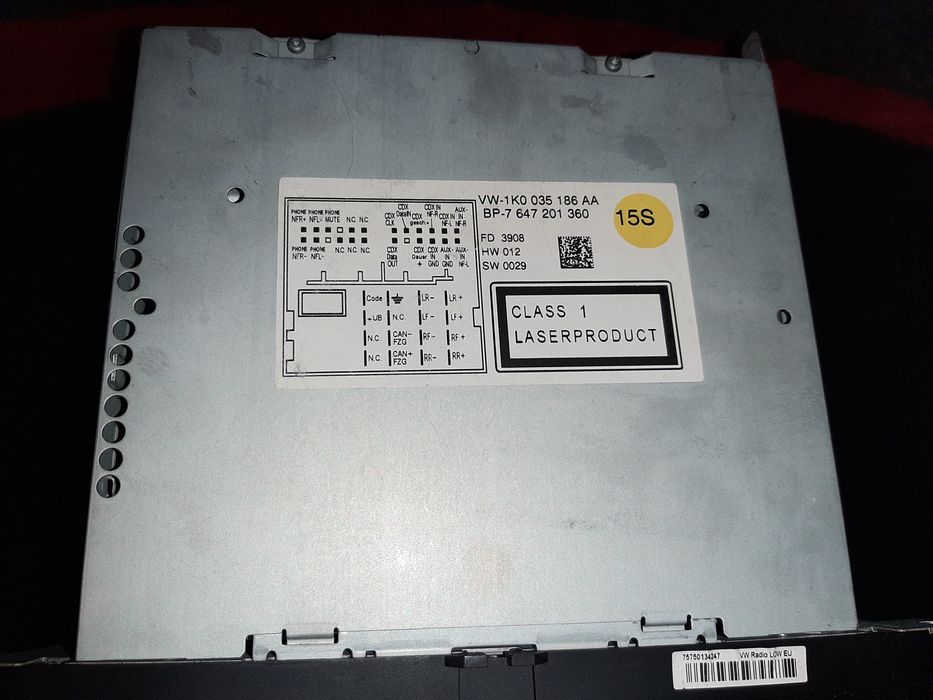 Radio CD volswagen golf 5 GTI