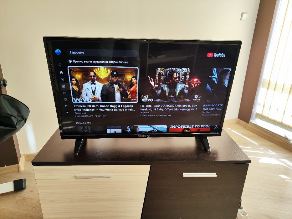 Crown 32″ LED TV – HDMI/USB, отлично състояние