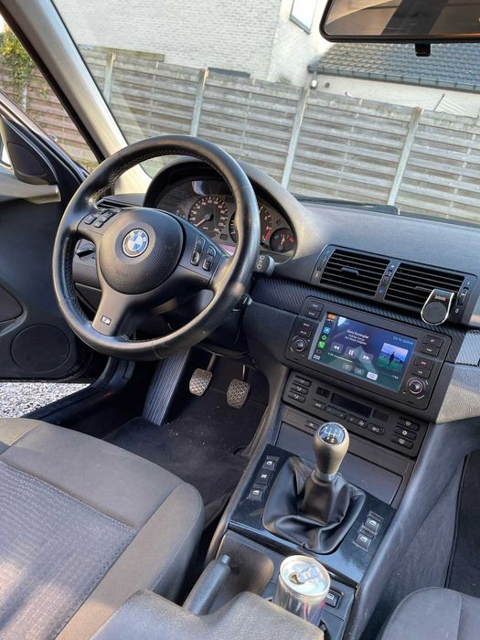 Navigatie Android 15 Dedicata BMW E46 1-12GB RAM - QLed CarPlay DSP 4G