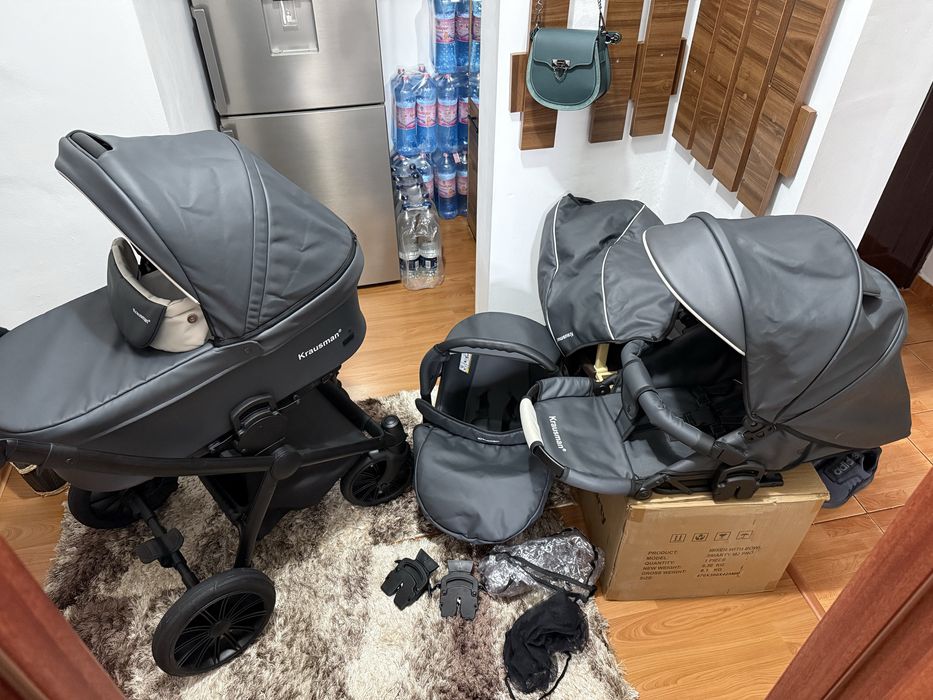 Carucior 3 in 1 Krausman Testat ADAC ( Scoica Landou Sport )