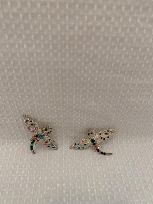 Set 2 brose cu cristale