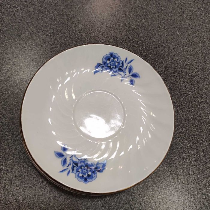 Чинийки, стар български порцелан, 5 броя