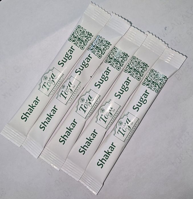 Сахар порционный в стиках 4гр-5гр.