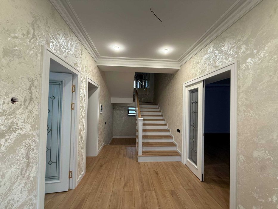 Юнусобод Хасанбойда тайёр янги ховли сотилади 4 соти 5 хона 2 зтаж