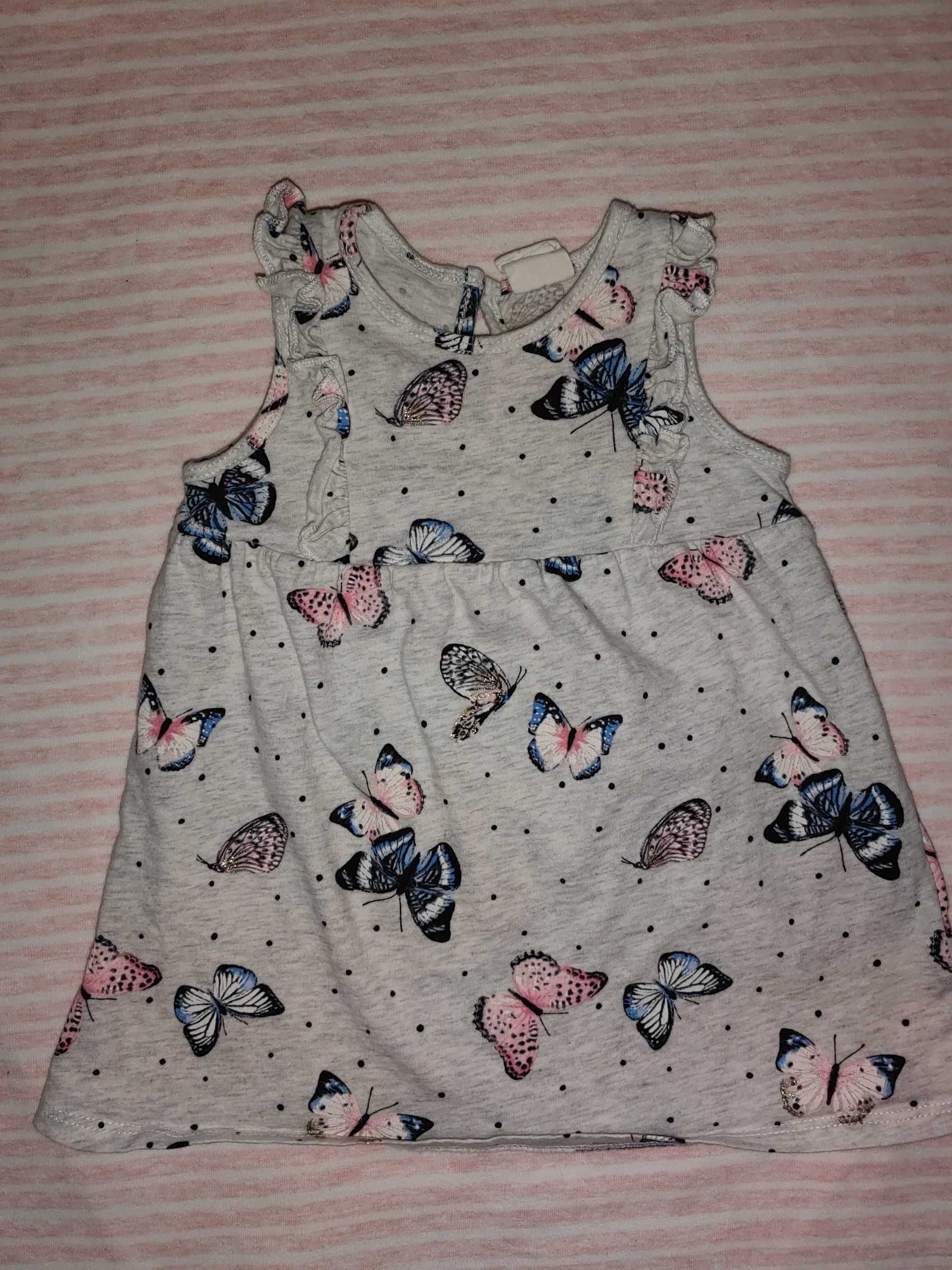 Дрехи летни рокли за бебе р-р 68-74 (6-9м.) Zara, H&M, Waikiki
