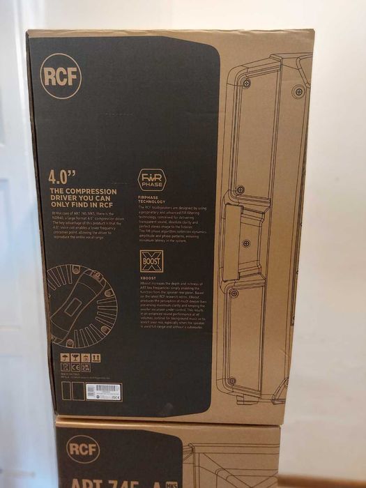 Чисто нови тонколони RCF ART 745-A MK5 + калъфи