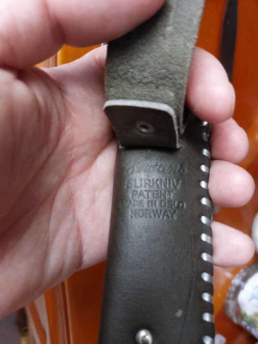 Cutit Vinatoare Vechi ani 1931 Bergans Sliring Norway Rar!