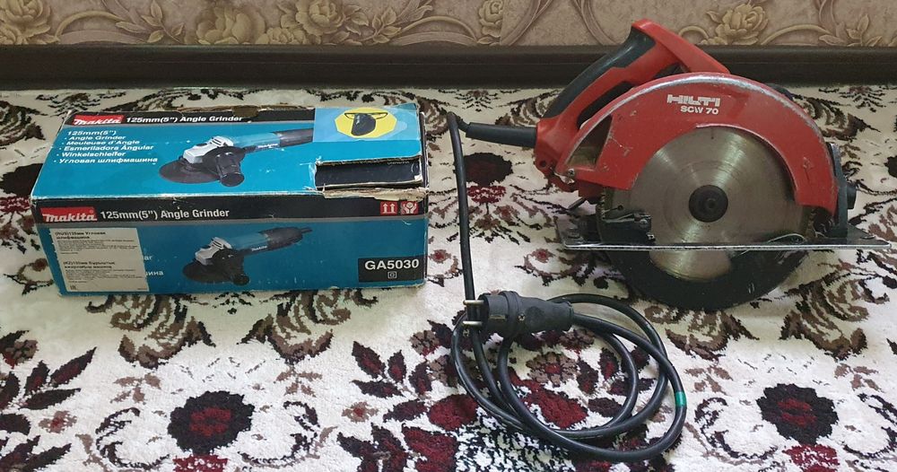 Циркулярка Hilti SCW 70 болгарка Makita GA 5030 оригинал