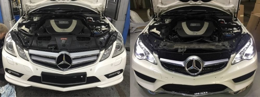 Mercedes Benz E Class W212 C207 обвес