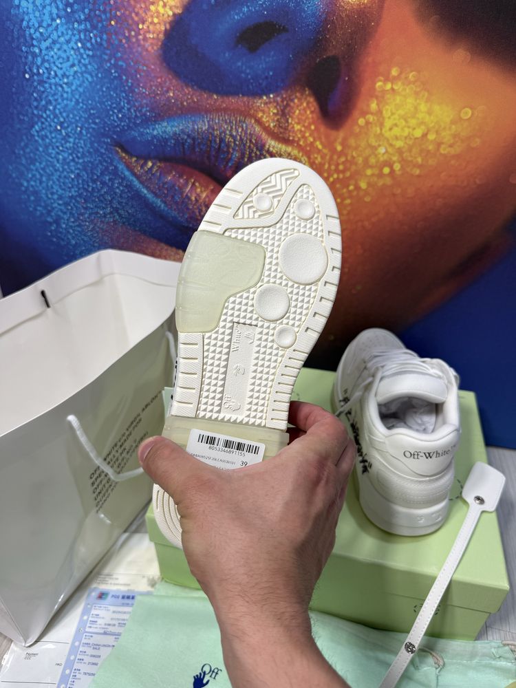 Adidasi Off-White Out Of Office piele naturala 100% Full Box Premium