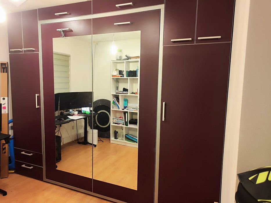 Pat rabatabil cu oglinzi - Aproape NOU!