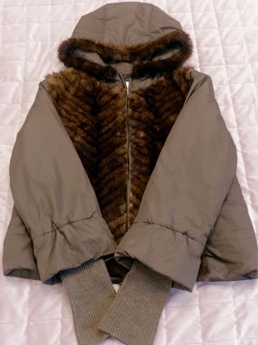 Норковая воздушная , легкая куртка