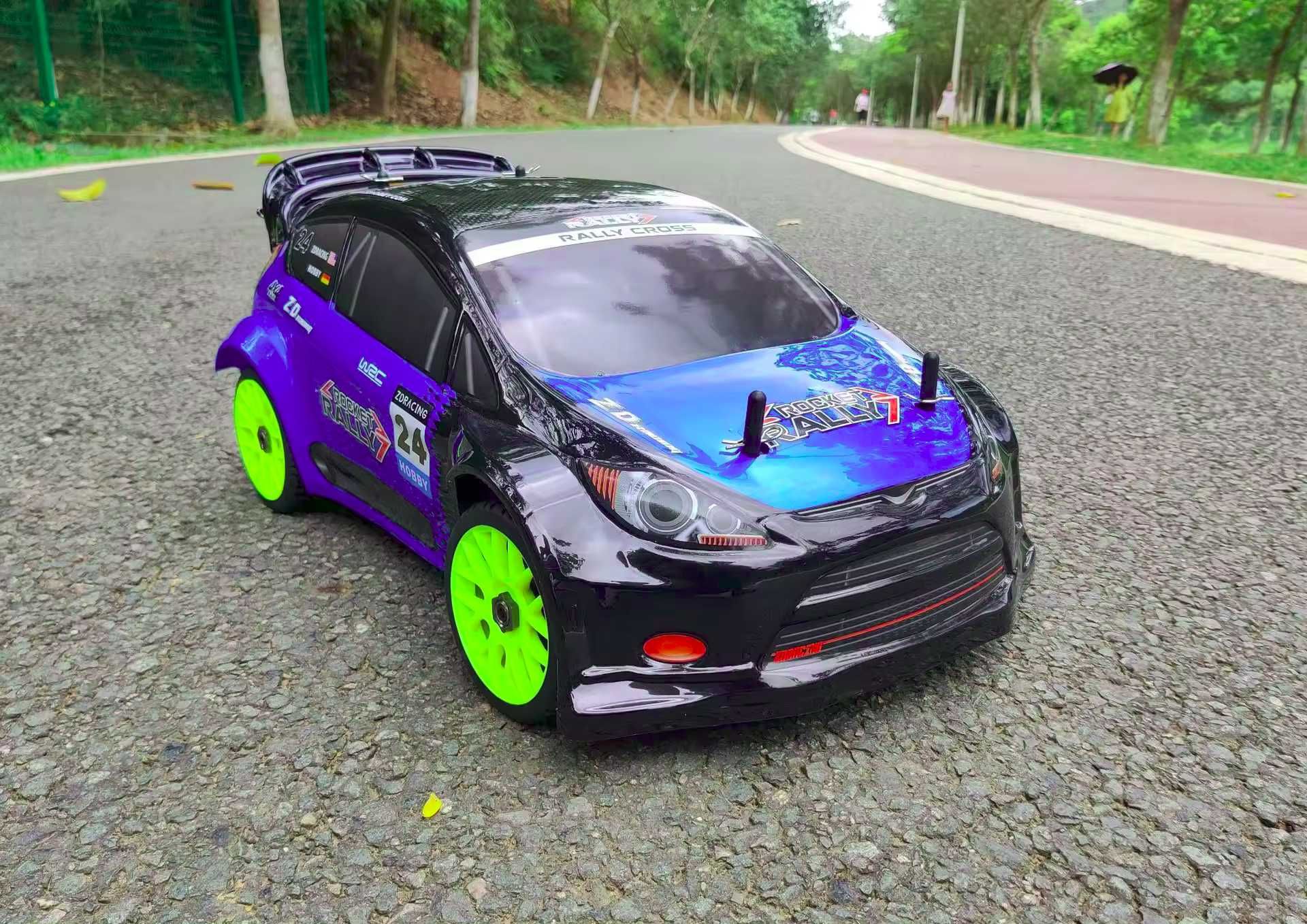 Форд Fiesta ZD Racing 08426 Rally brushless мотор 4х4 80km\h 1:8