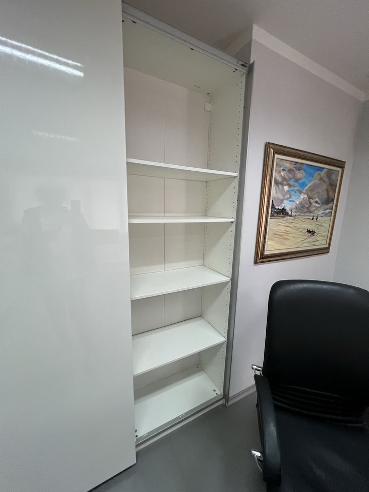 Гардероб икеа- 2 врати бял 2,3/1,5м 600 лева