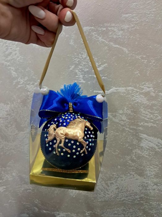 Коледни топки ръчна изработка