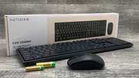 Ноые Metoo C20 Combo клавиатура и мышка с батарейками. 
И