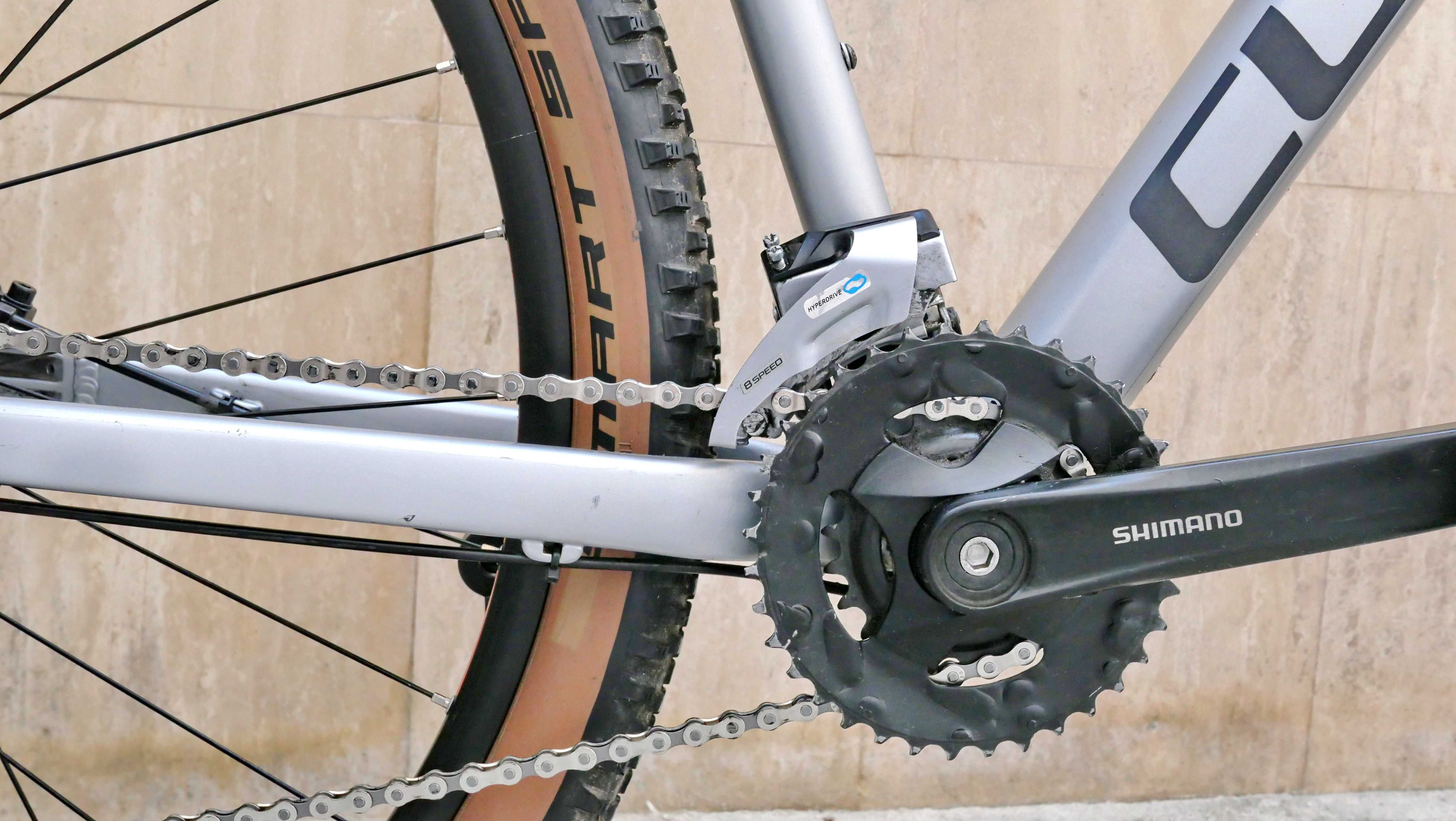 Cube Aim Race, 29 XL, Suntour 100 мм, 2x8 скорости, дискови спирачки