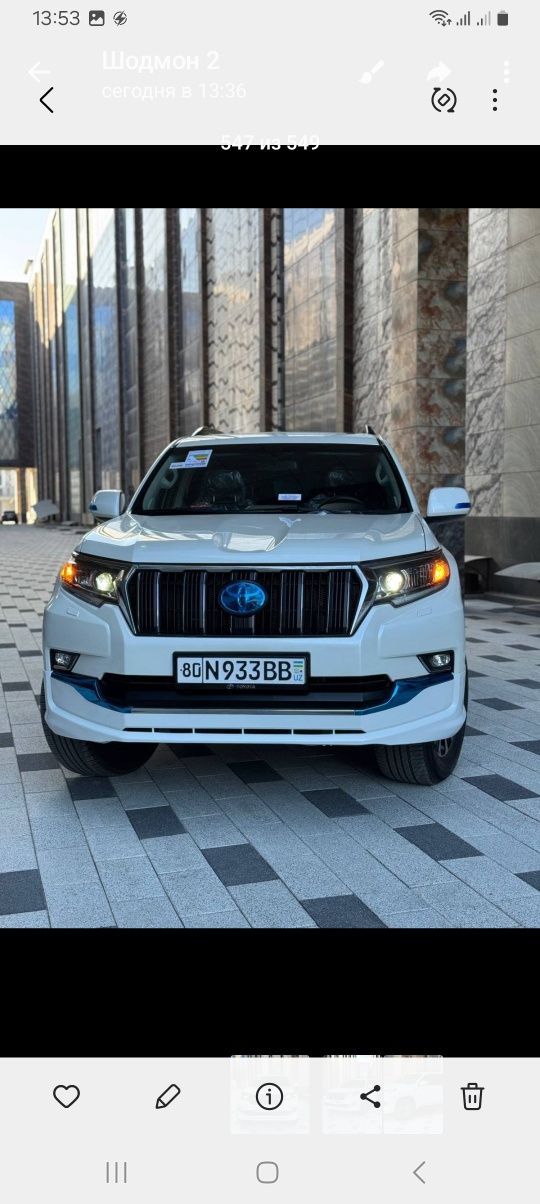 Прадо 150 vx японка 2019йил прбек31000 краска тоза  кожений салон