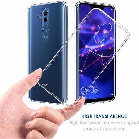 Husa pentru Huawei Mate 20 Lite, GloMax Perfect Fit, Transparent