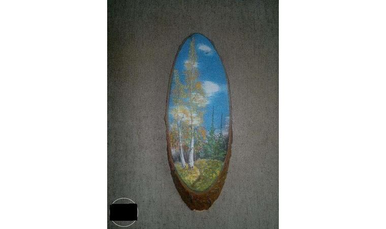 Продам картину на спиле дерева времён СССР
