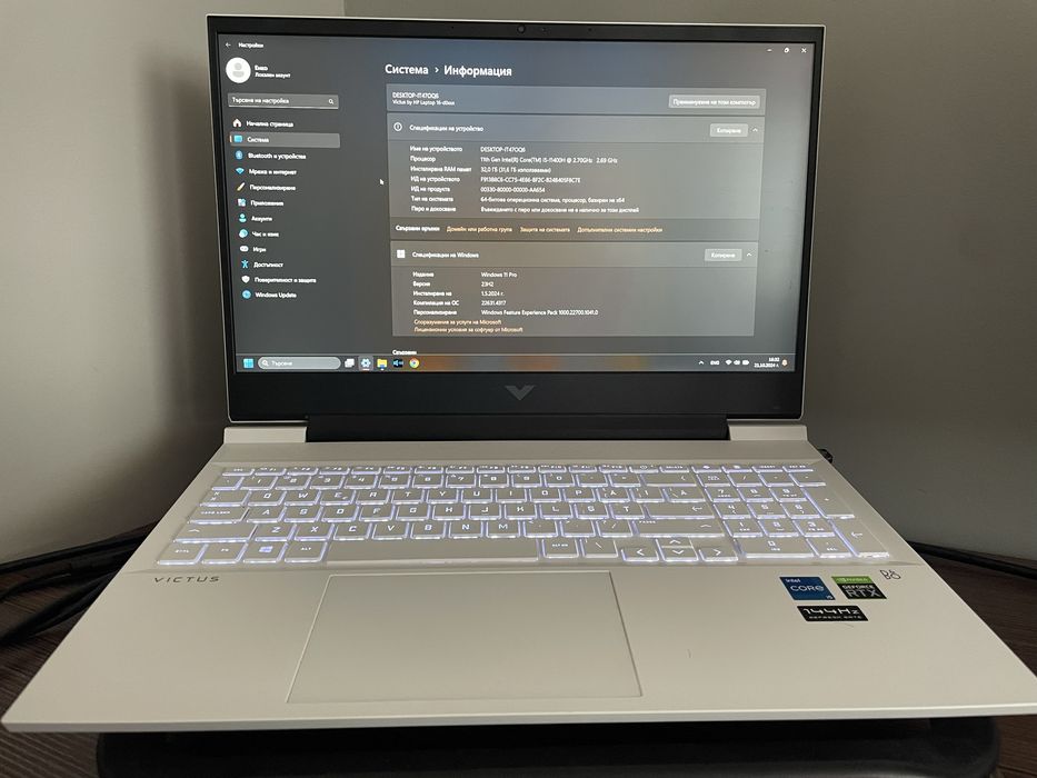 Hp Victus 32 RAM, RTX3060