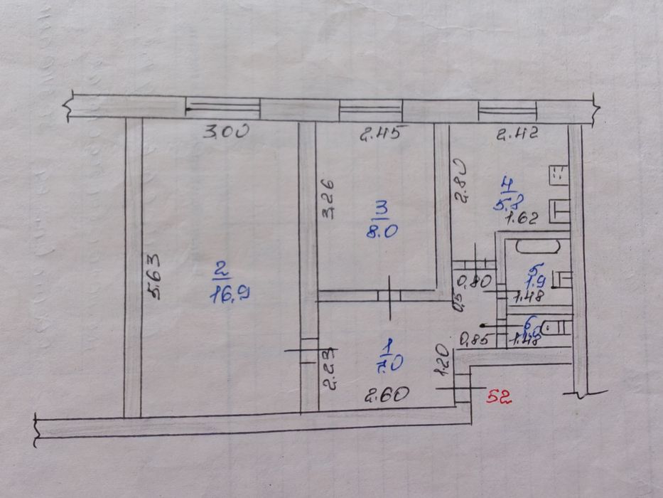 Продам 2х комнатную квартиру
