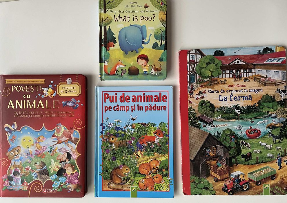 Cartii copii 3-4 ani - set de 4 carti